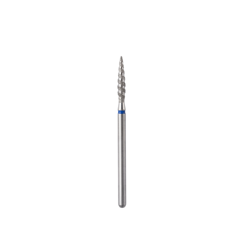 Broca de diamante Twisted Flame Azul 2.3 mm - Control y Precisión para un Acabado Perfecto