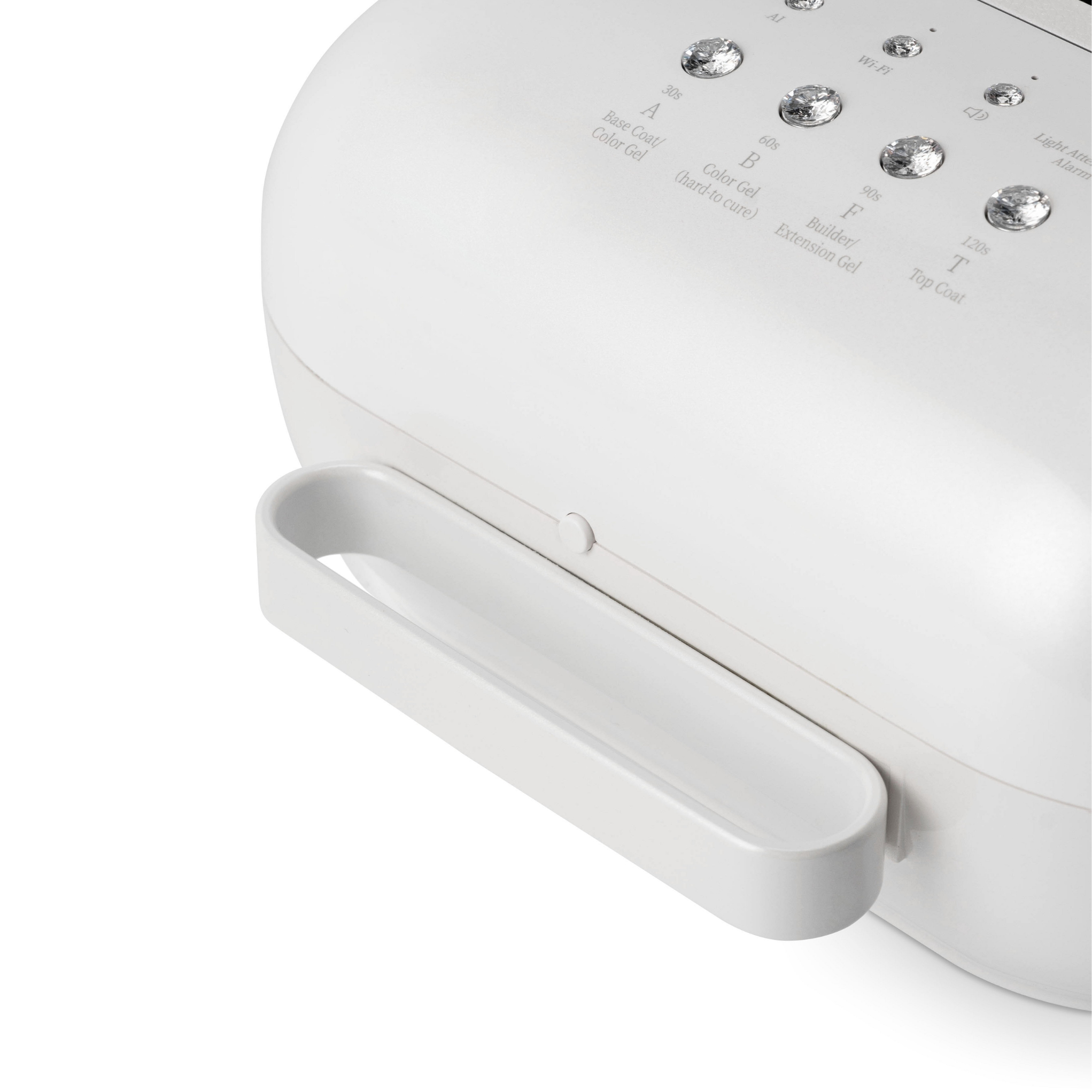 Diseño ergonómico y compacto de la lámpara O'Nail Pro Max para manicura profesional