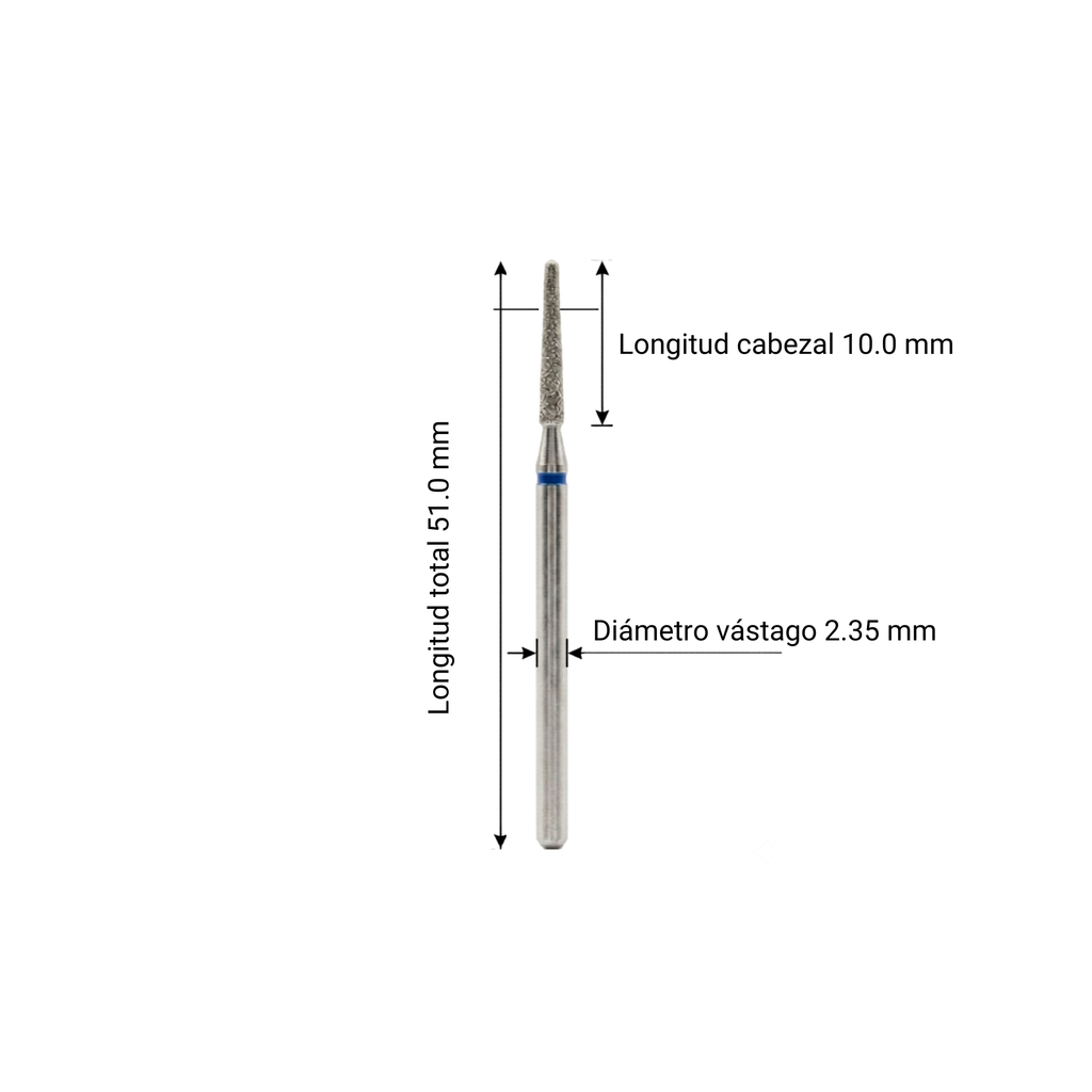 Broca de diamante Aguja 1.8 mm-Precisión milimétrica en zonas difíciles