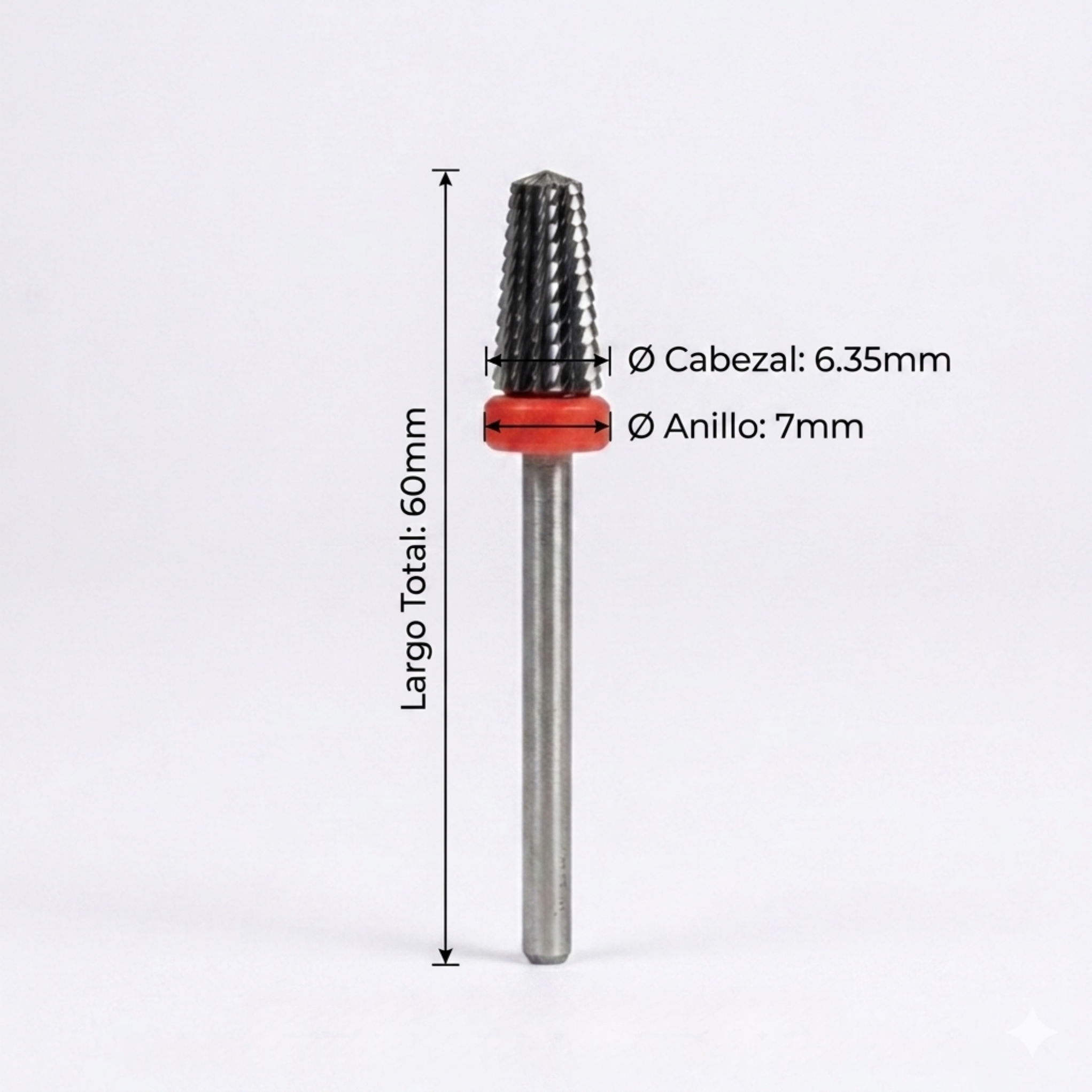 Broca Mini 5 en 1 Fina - Pulido y Retirado Suave de Gel