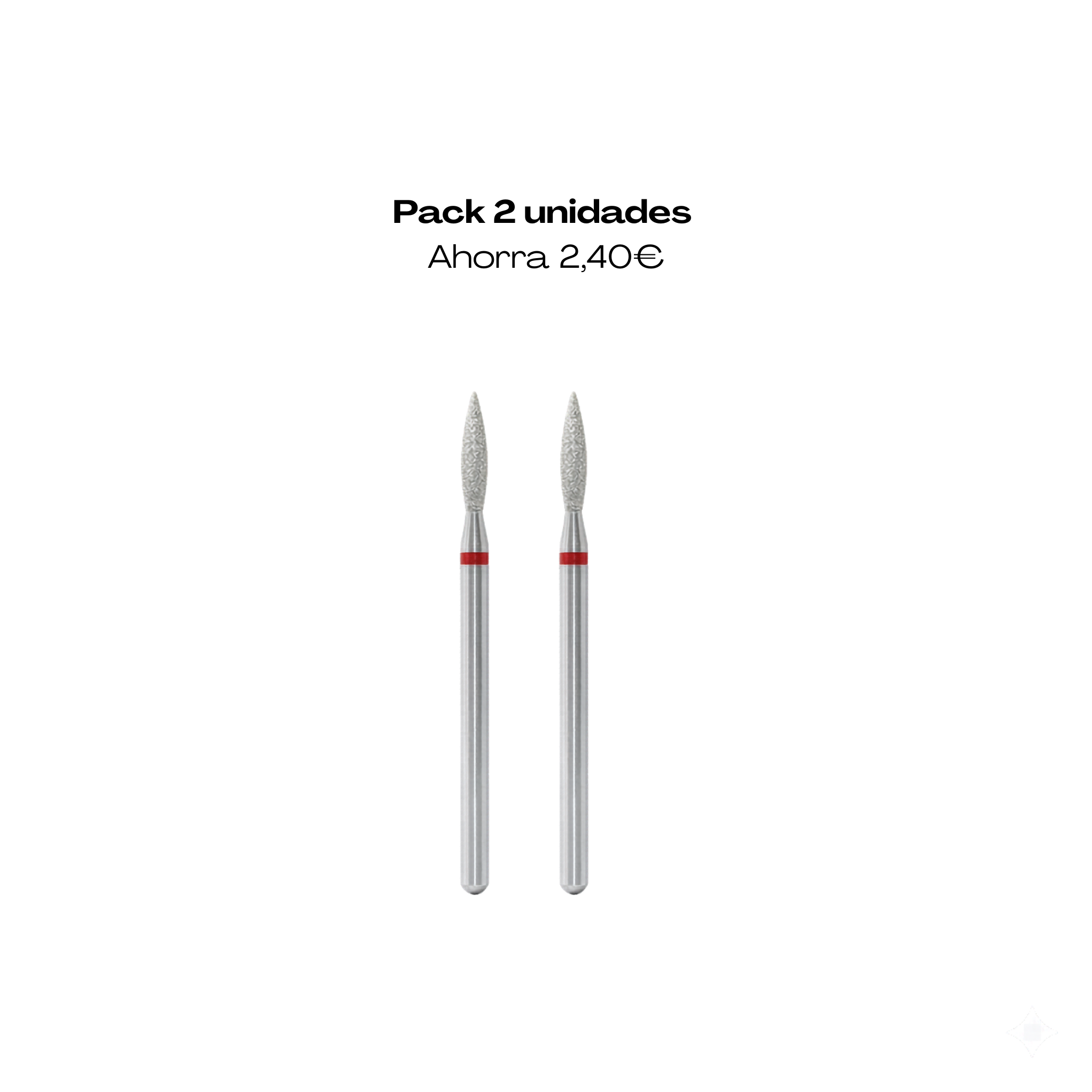 Broca de Diamante Flame 2.0 para Cutículas y Manicura Rusa - Dvibett Nails