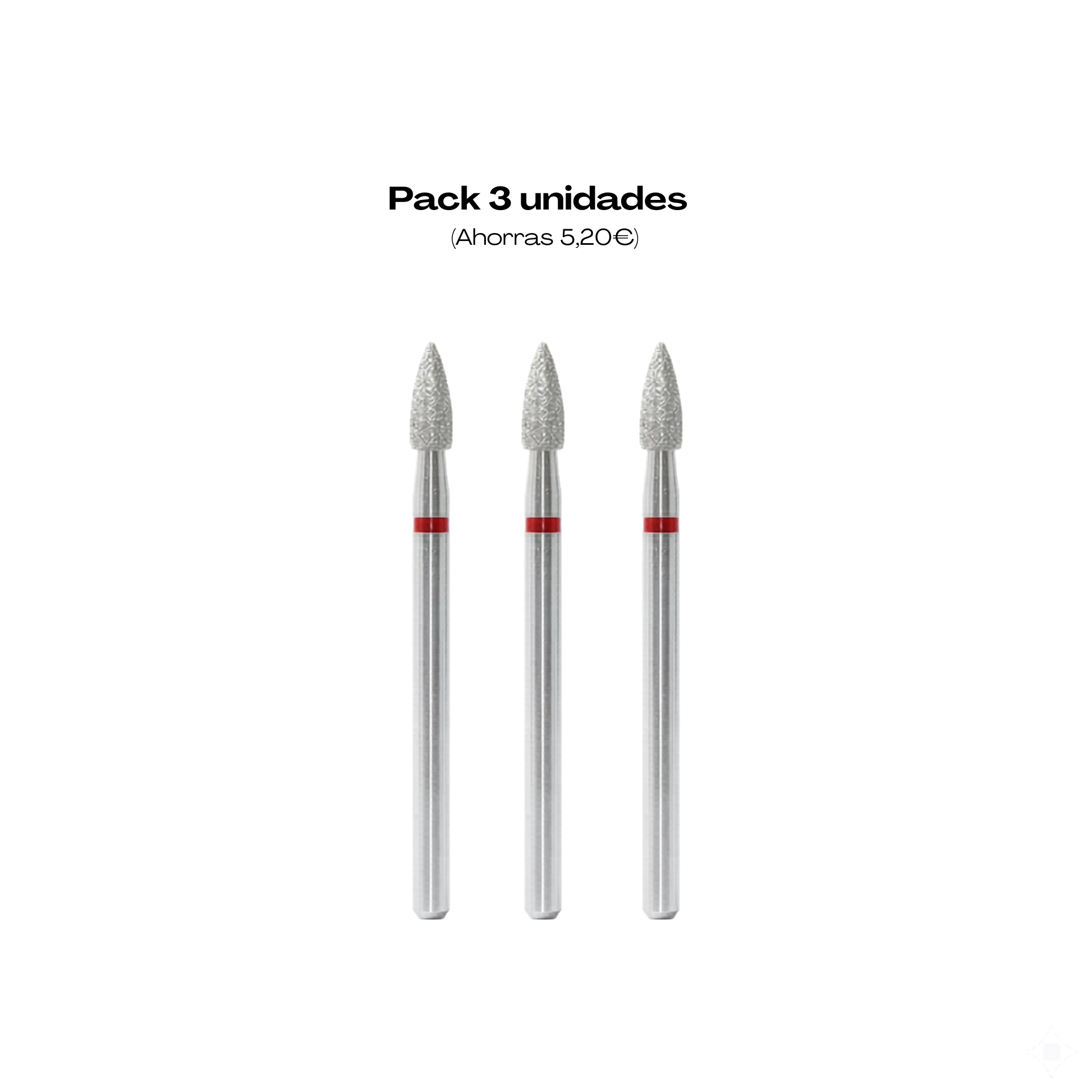 Broca de diamante Bullet roja