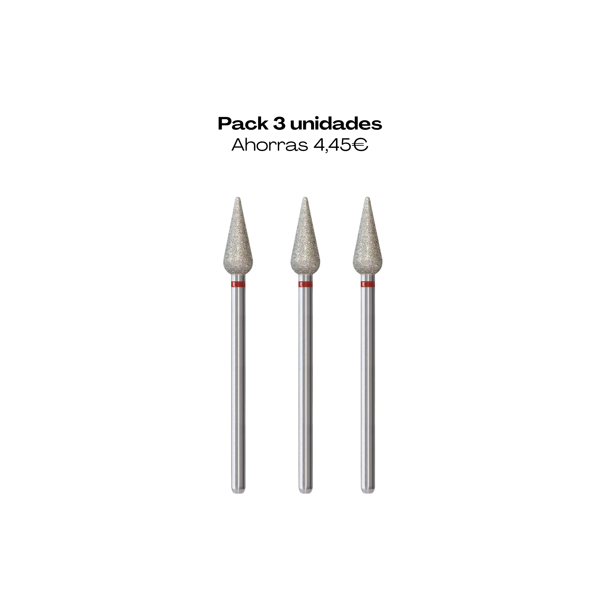 Broca/fresa de Diamante Gota Roja 5 mm