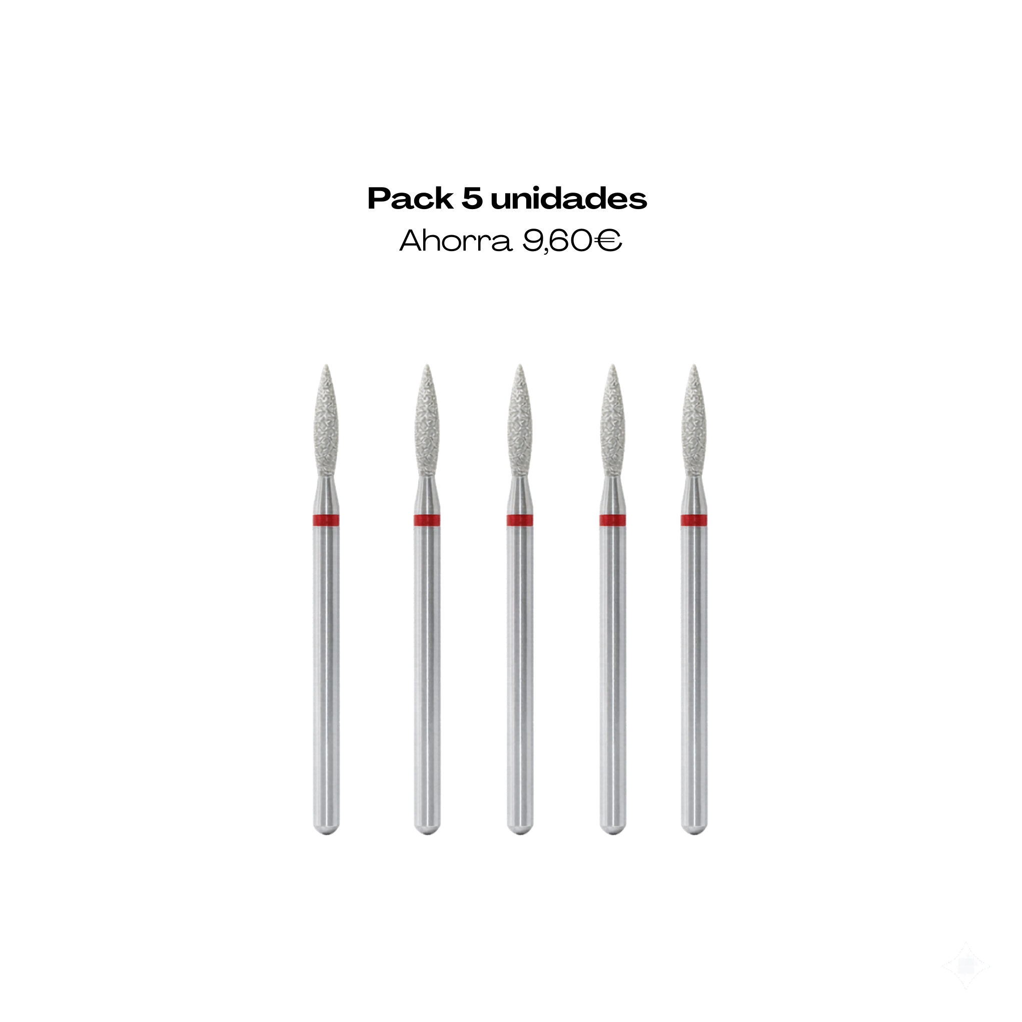 Broca de Diamante Flame 2.0 para Cutículas y Manicura Rusa - Dvibett Nails