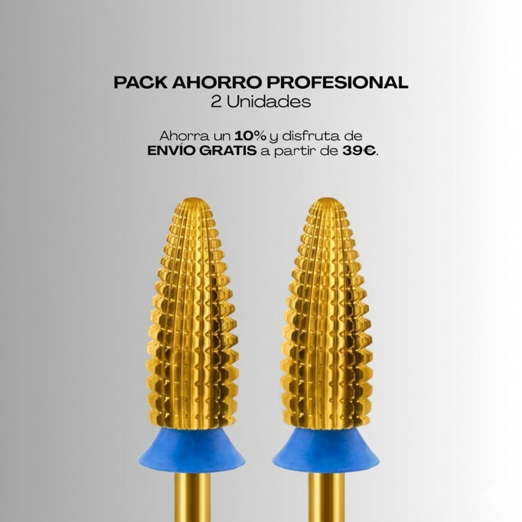 Broca Typhoon Yellow – Retiro de Acrílico y Gel sin calor