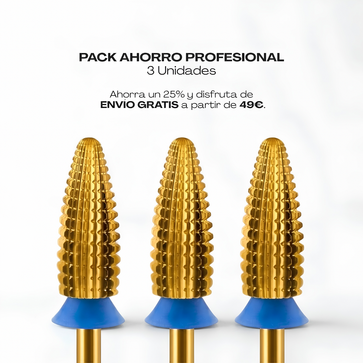 Broca Typhoon Yellow – Retiro de Acrílico y Gel sin calor