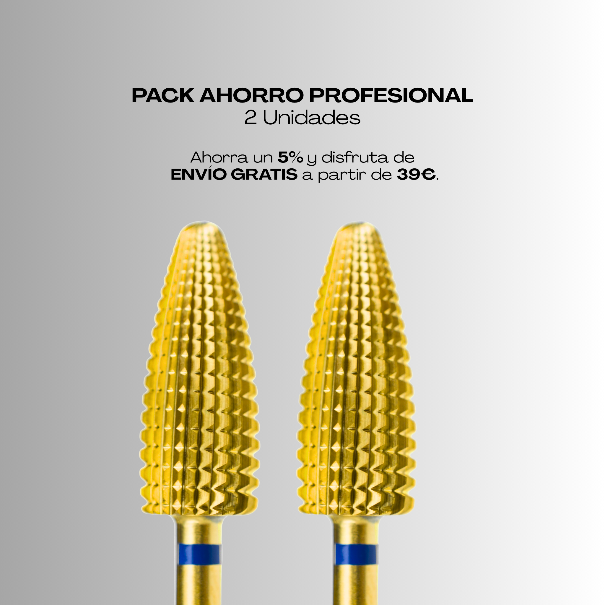 Broca Typhoon Yellow – Retiro de Acrílico y Gel sin calor