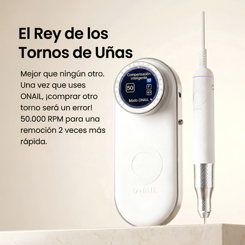 Micromotor O'Nail - Torno Silencioso y Ligero Manicura Profesional