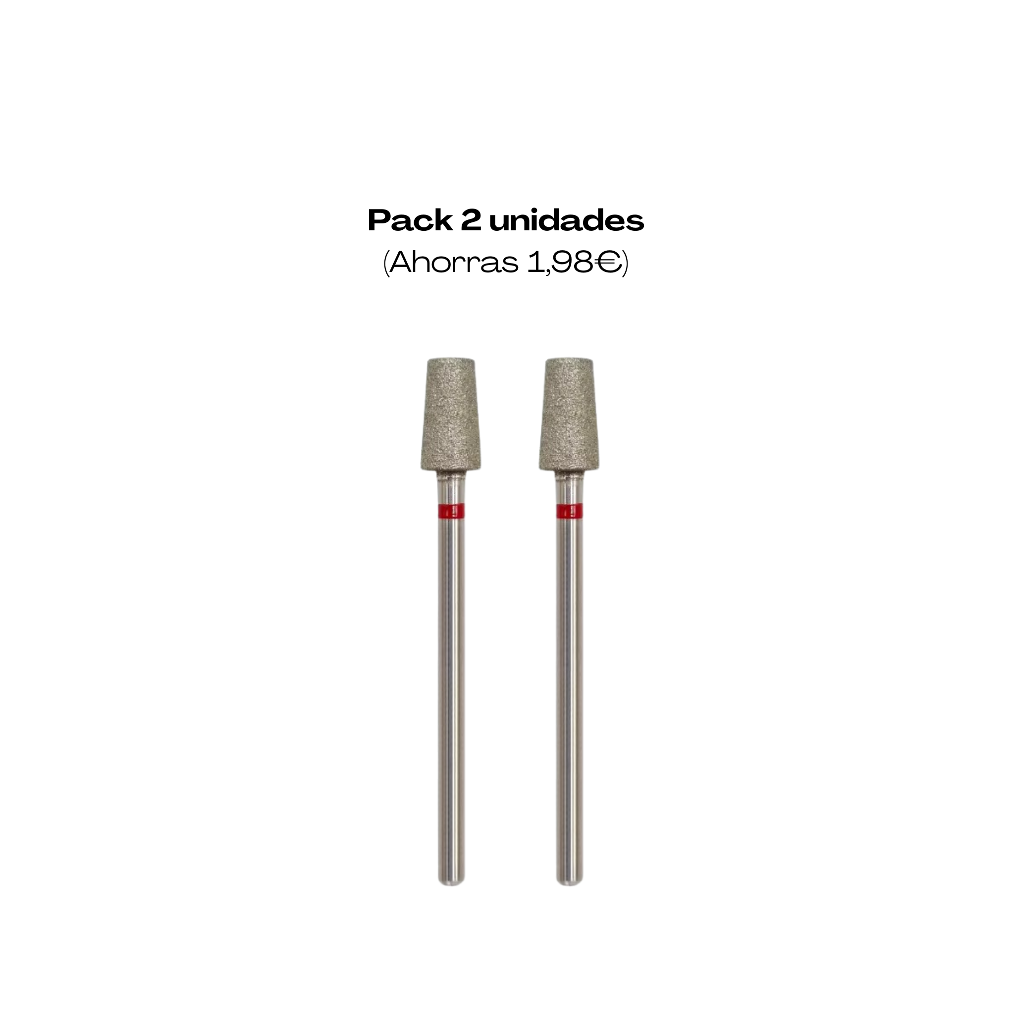 Broca de Diamante para Cutícula y Preparación - Fina- Manicura Rusa