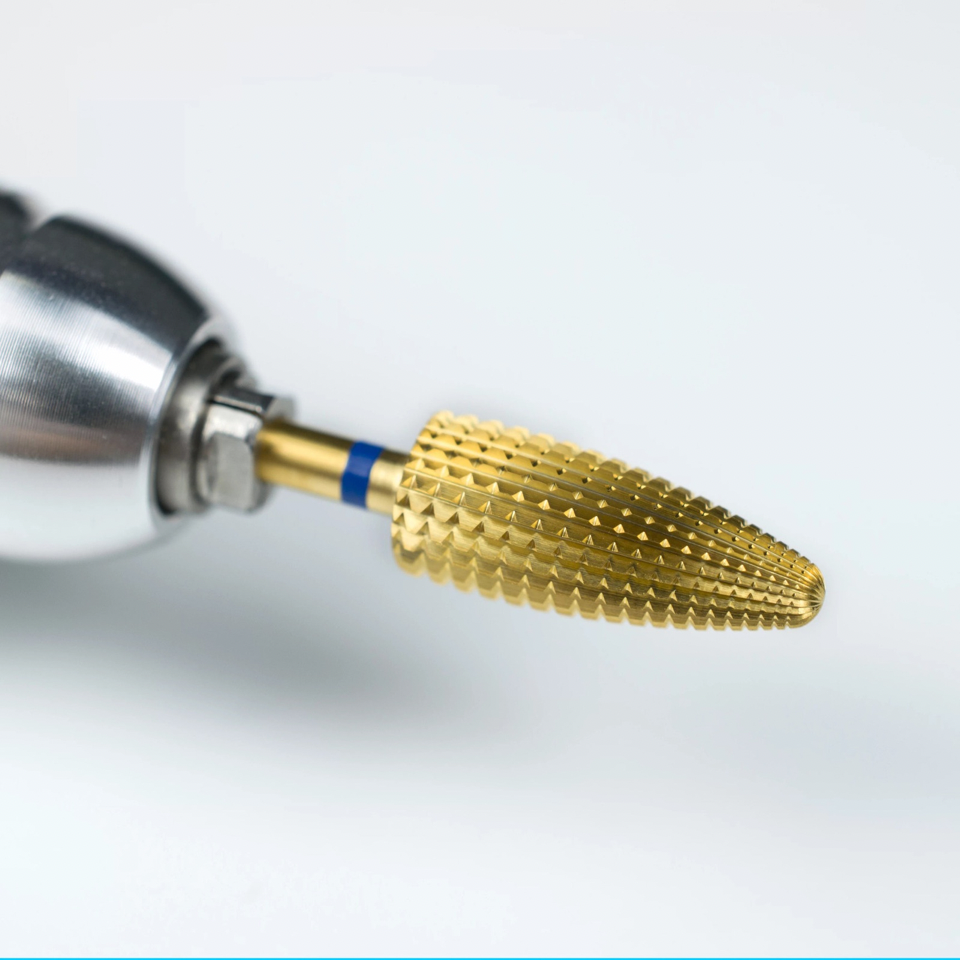 Broca Typhoon Yellow – Retira acrílico sin calor ni esfuerzo