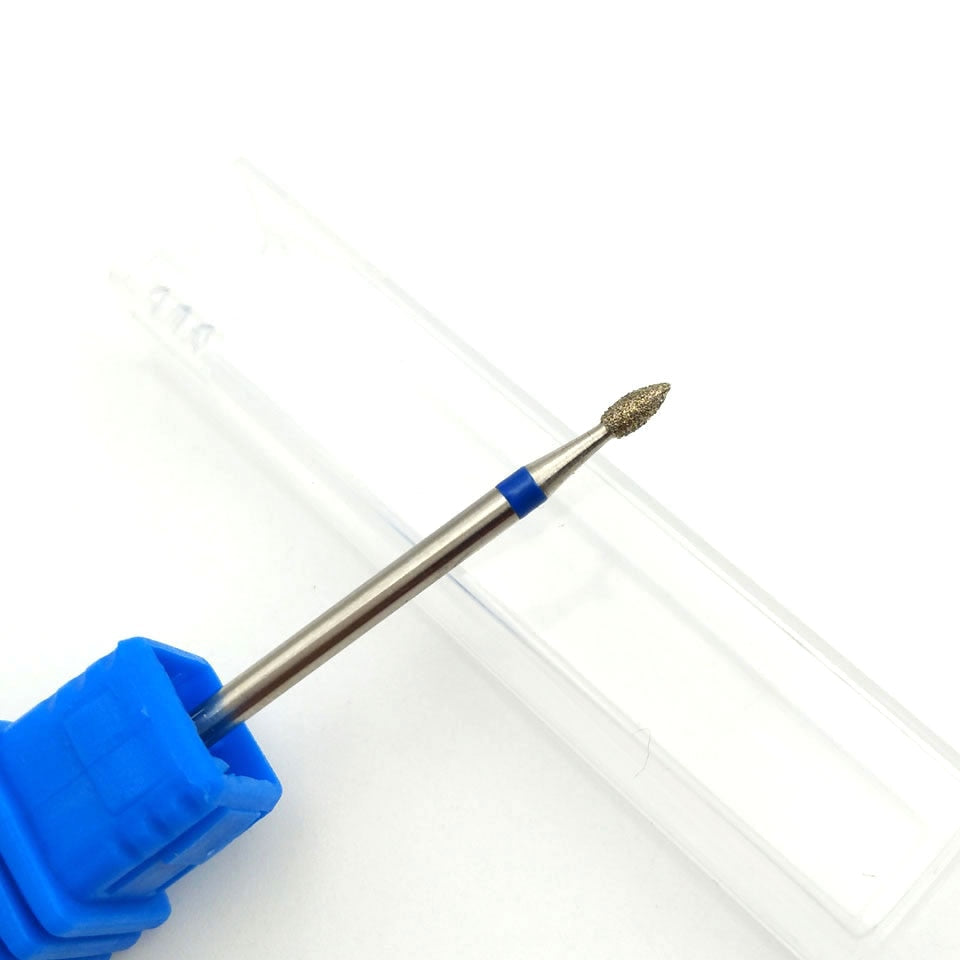 Broca de diamante Mini Football Blue – Precisión total para cutículas perfectas