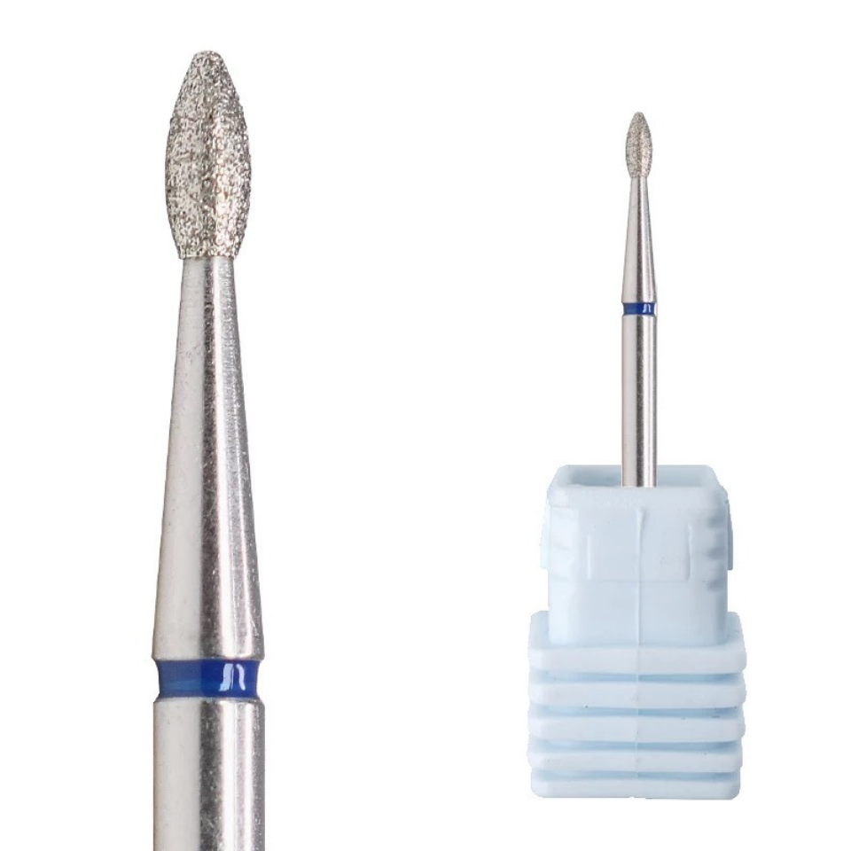 Broca de diamante Mini Football Blue – Precisión total para cutículas perfectas